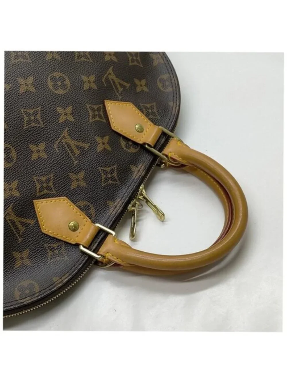 Authentic Louis Vuitton Alma Monogram Satchel Handbag